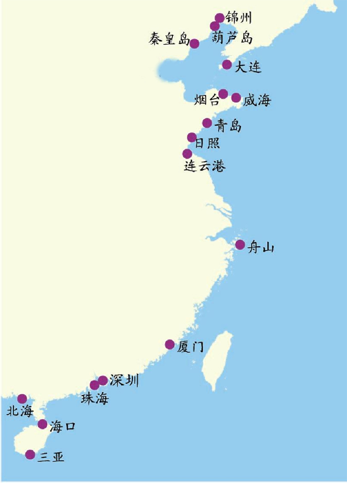 2010年部分沿海城市海水浴场水质周报第12期