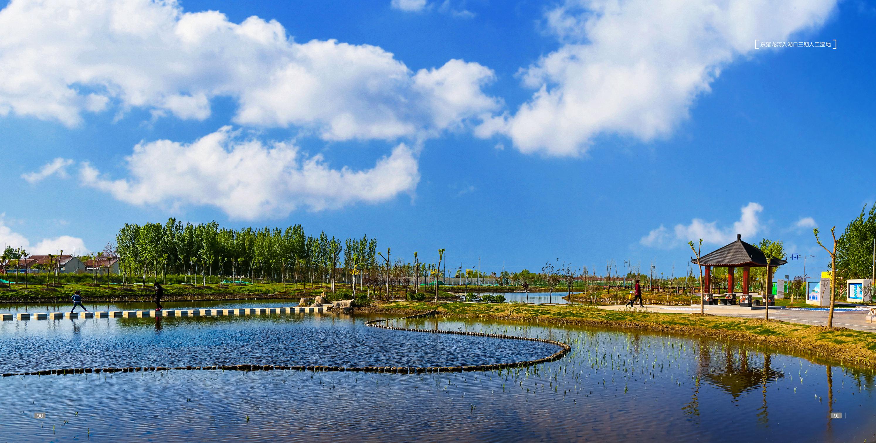 桓台马踏湖风景区图片