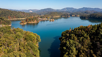 赣州阳明湖风景区图片